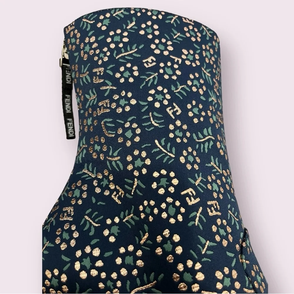 Fendi Floral Jacquard Boots - Picture 2 of 10